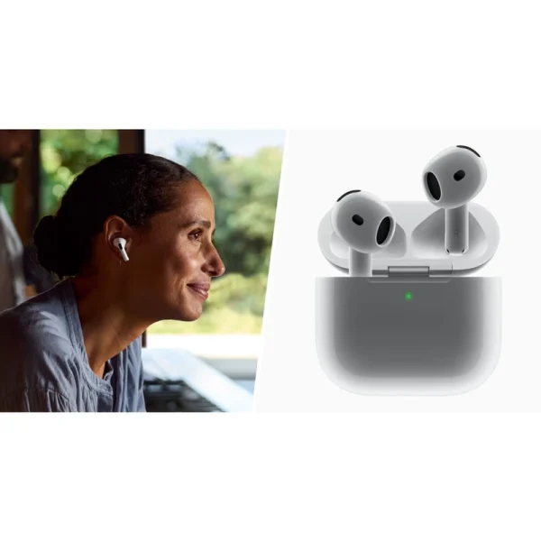 هدفون بلوتوثی اپل مدل AirPods 4 (نسخه دارای نویز کنسلینگ) - تصویر 2