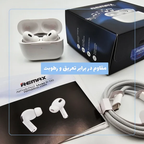 هدفون بلوتوثی ریمکس مدل AirPods Pro 2nd Type-C - تصویر 2